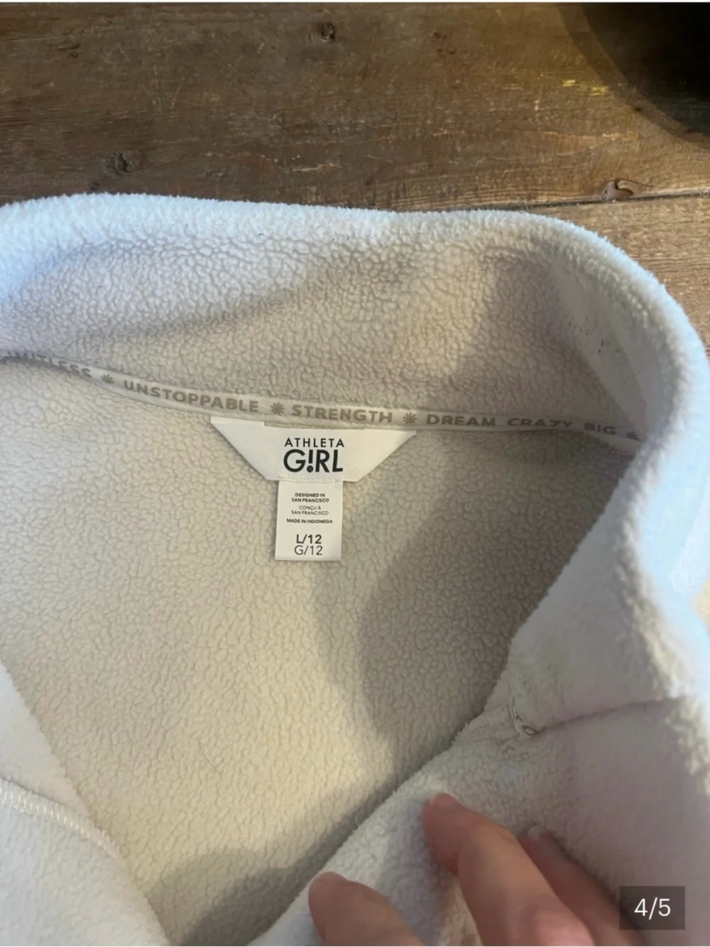 Athleta micro fleece pullover